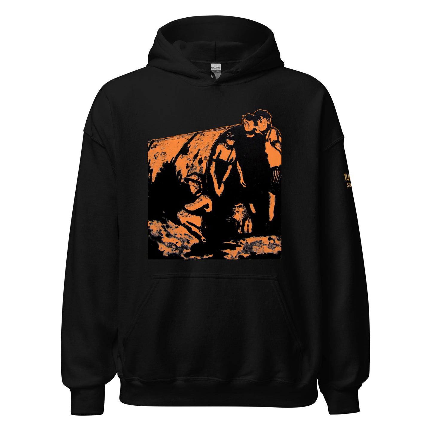 Artist's Entrance - Orange Design Hoodie