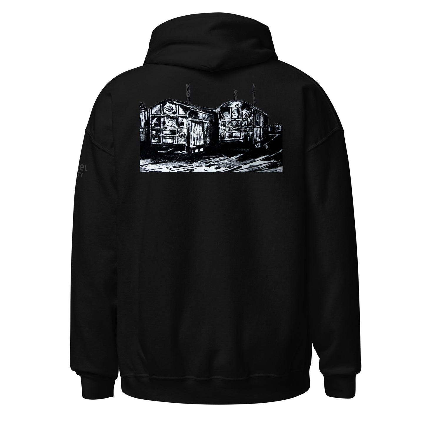 T Canvas - Hoodie with Back Print
