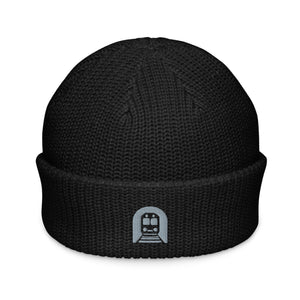 Tunnel Society - Fisherman Beanie - Grey Embroidery