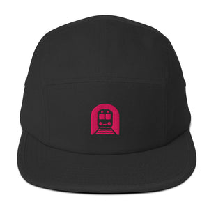 Tunnel Society - 5 Panel Cap - Pink Embroidery