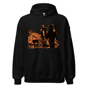 Darkest Day - Hoodie with Orange Desing
