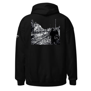 On the Tracks - Hoodie with Back Print