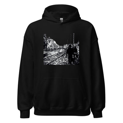 On the Tracks - Front Print Hoodie