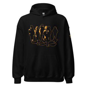 All in it Together - Hoodie with Orange Design