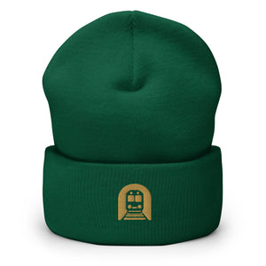Tunnel Society - Beanie - Brown Embroidery