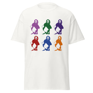 At Work - Classic Tee with Colored Collage