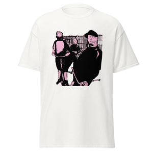 Spitting Around - Classic Tee with Pink Design