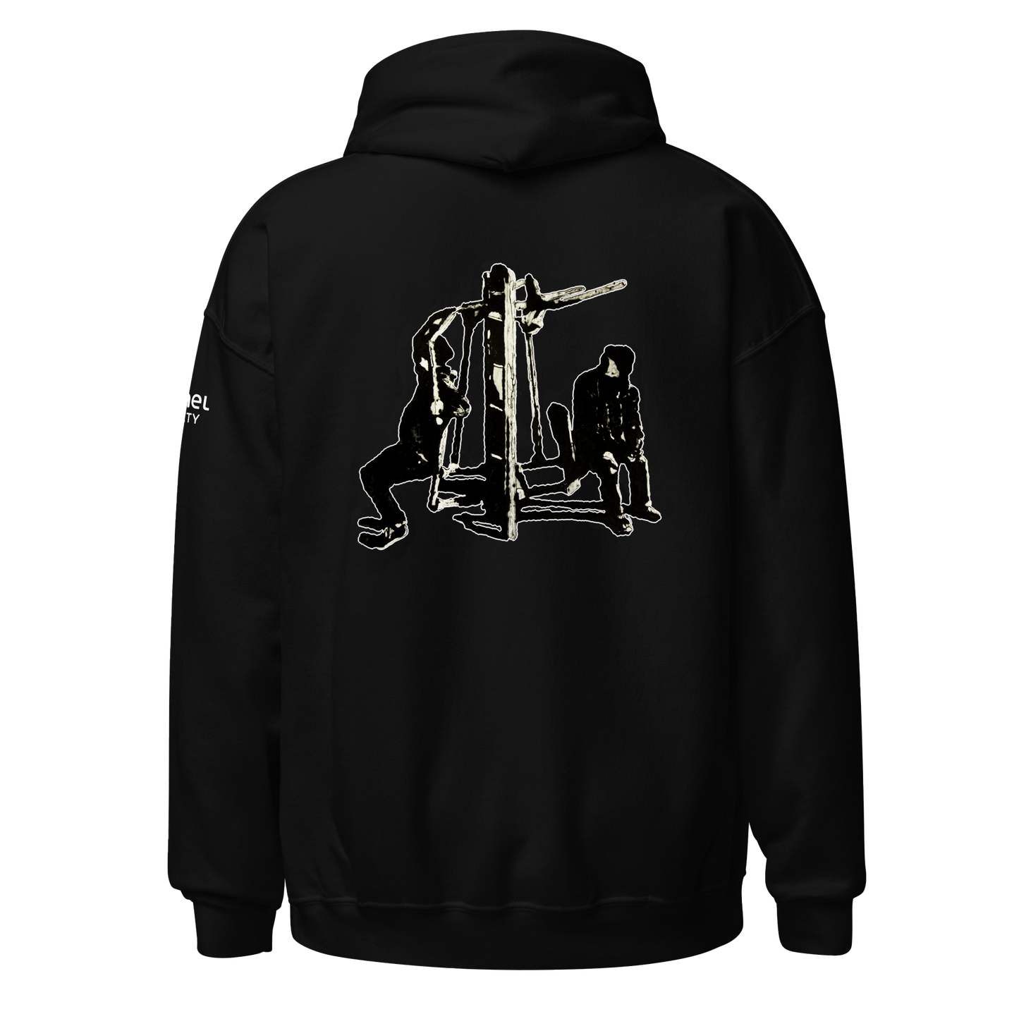 Workout 2 - Hoodie with Back Print