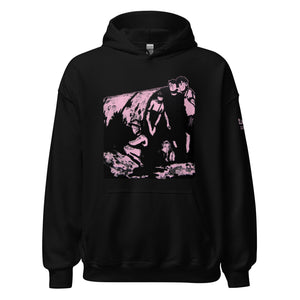 Artist's Entrance - Hoodie with Pink Design
