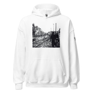 On the Tracks - Hoodie with Front Print