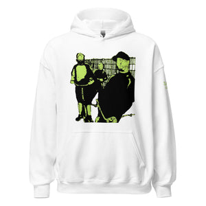 Spitting Around - Hoodie with Green Design