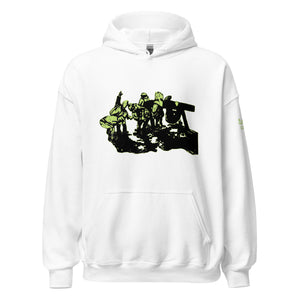 Workout - Hoodie with Green Design