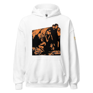 Artist's Entrance - Hoodie with Orange Design