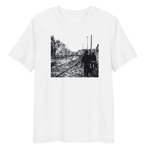 On the Tracks - Organic Tee with Front Print