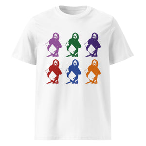 At Work - Colored Collage Organic Tee