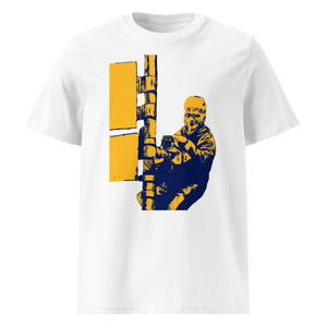 CCTV - Orange-Blue Desing Organic Tee