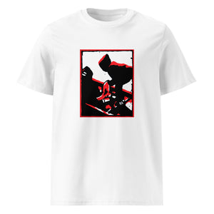 Shadow Play Red - Organic Tee with Front Print